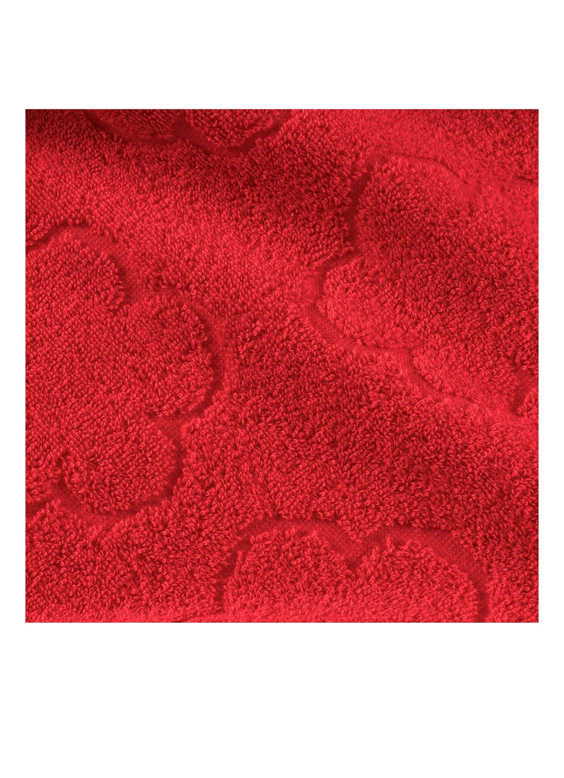 KENZO K Hanadot badlaken 70 x 140 cm - voorkant 5 koraalrood