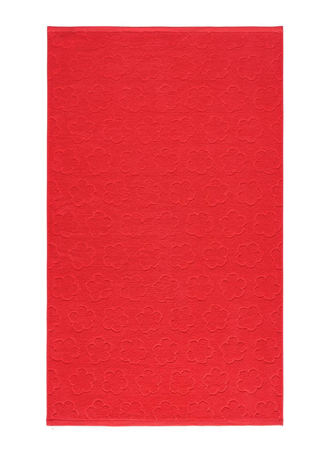 KENZO K Hanadot badlaken 90 x 150 cm - voorkant koraalrood