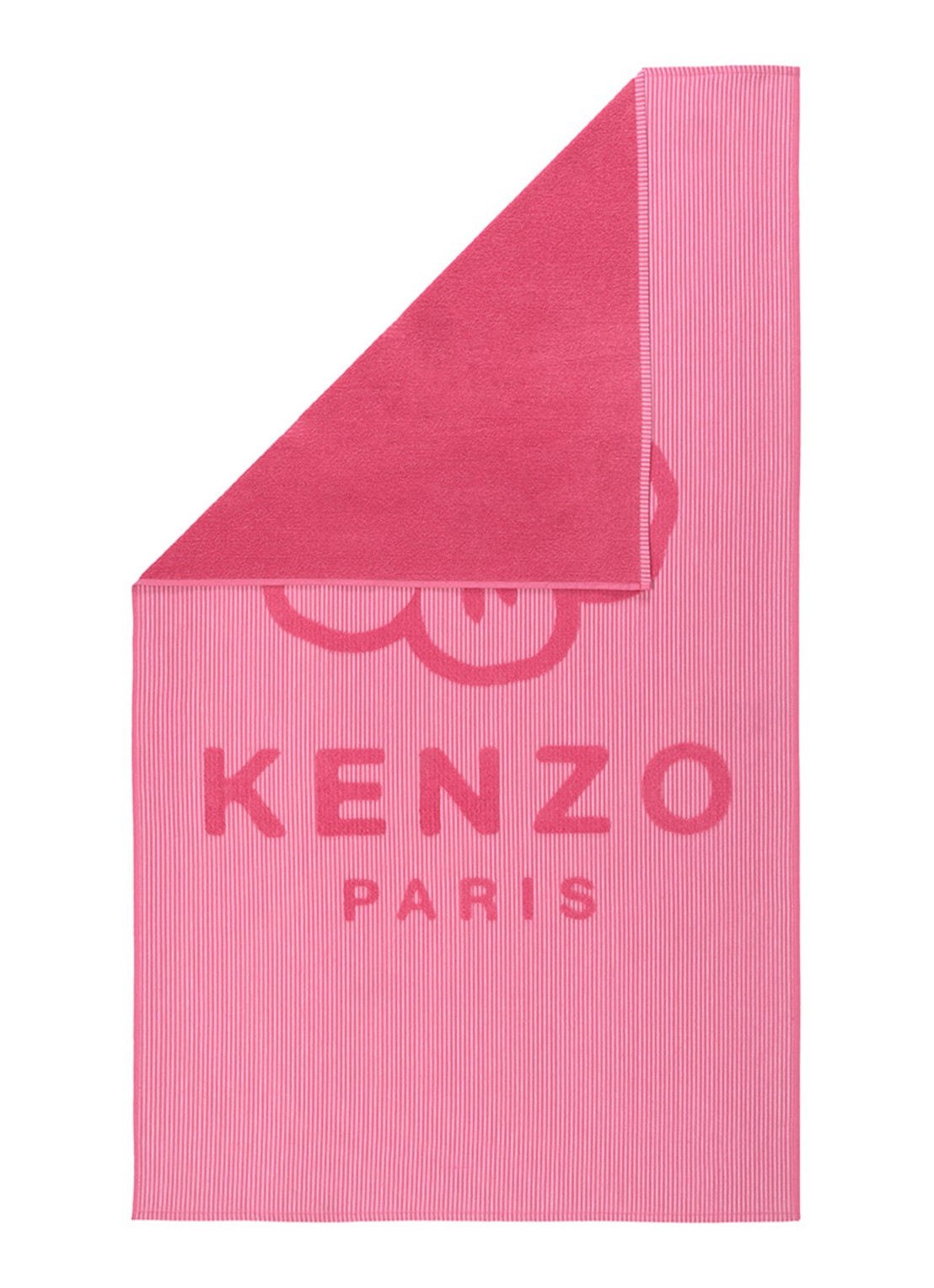 KENZO K Hanko strandlaken 90 x 160 cm - voorkant 3 roze