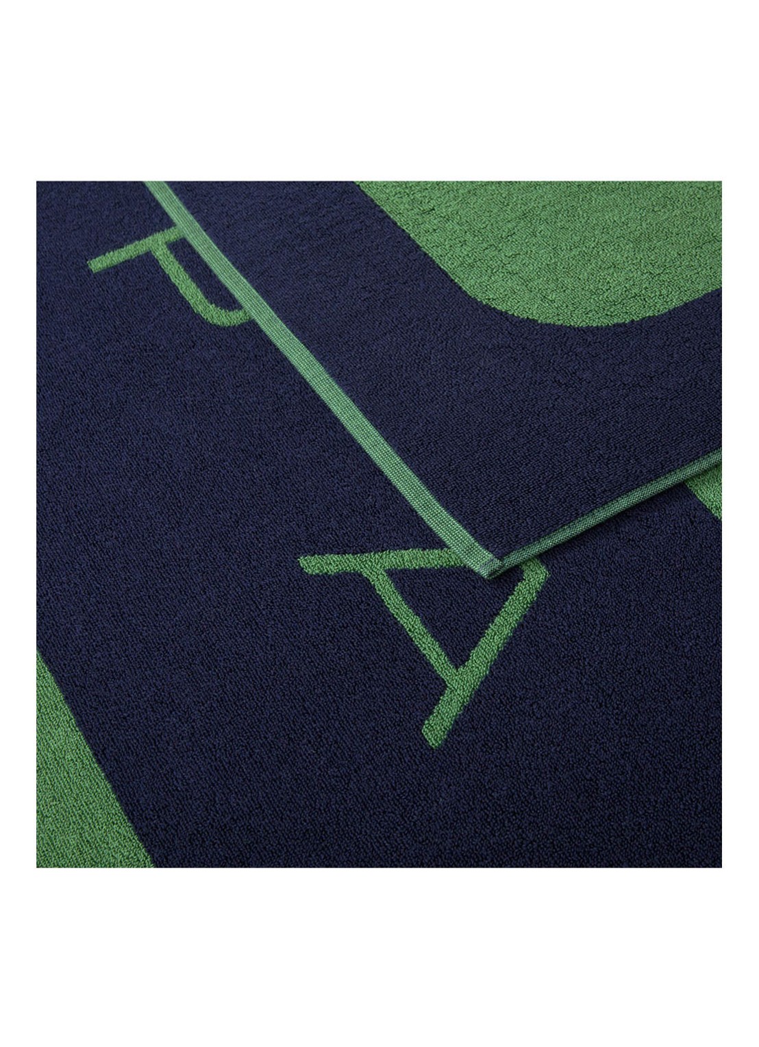 KENZO K Label strandlaken - 500gr/m2 - 90 x 160 cm  - achterkant 3 groen