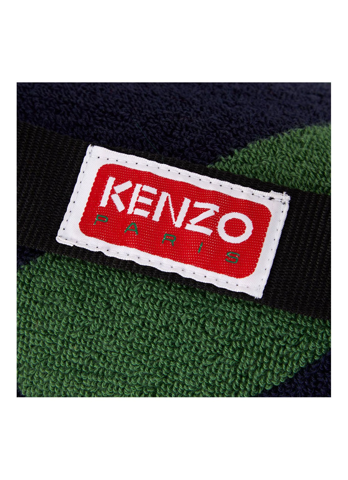 KENZO K Label strandlaken - 500gr/m2 - 90 x 160 cm  - detail 4 groen