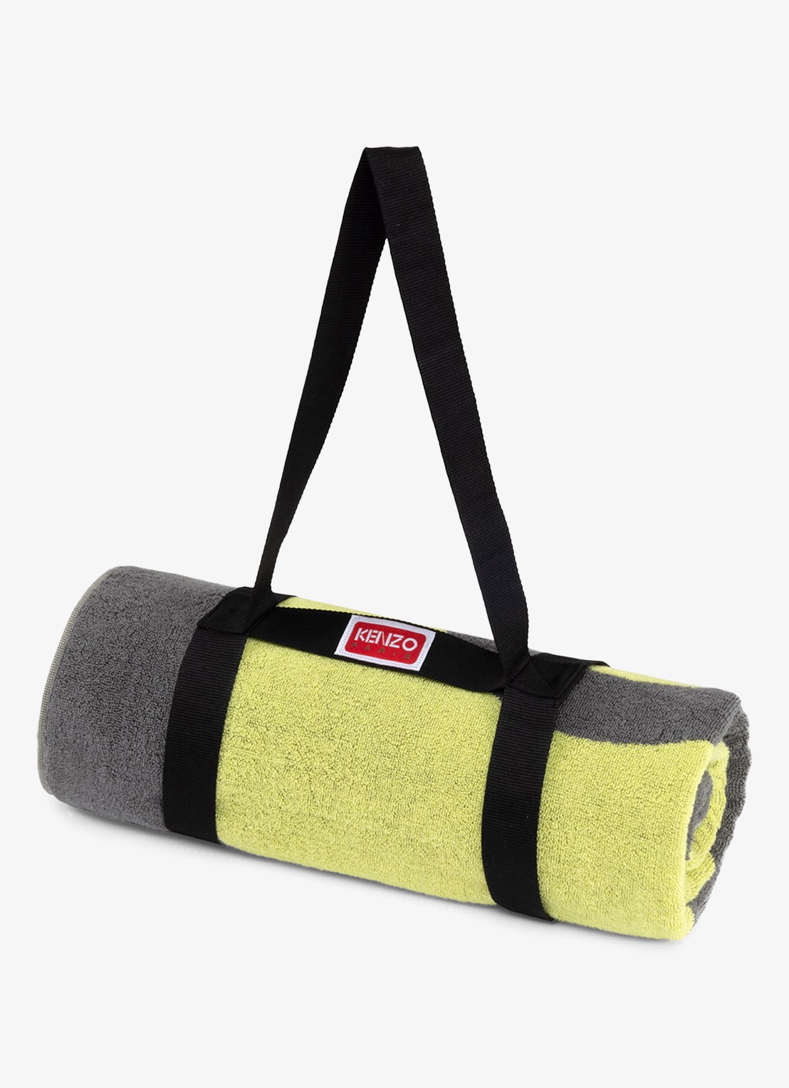 KENZO K Label strandlaken - 500gr/m2 - 90 x 160 cm  - detail geel