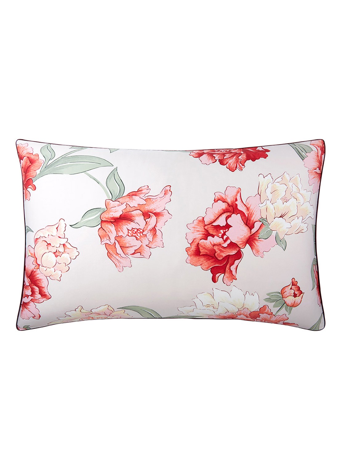 KENZO K Peony kussensloop - voorkant 3 rood
