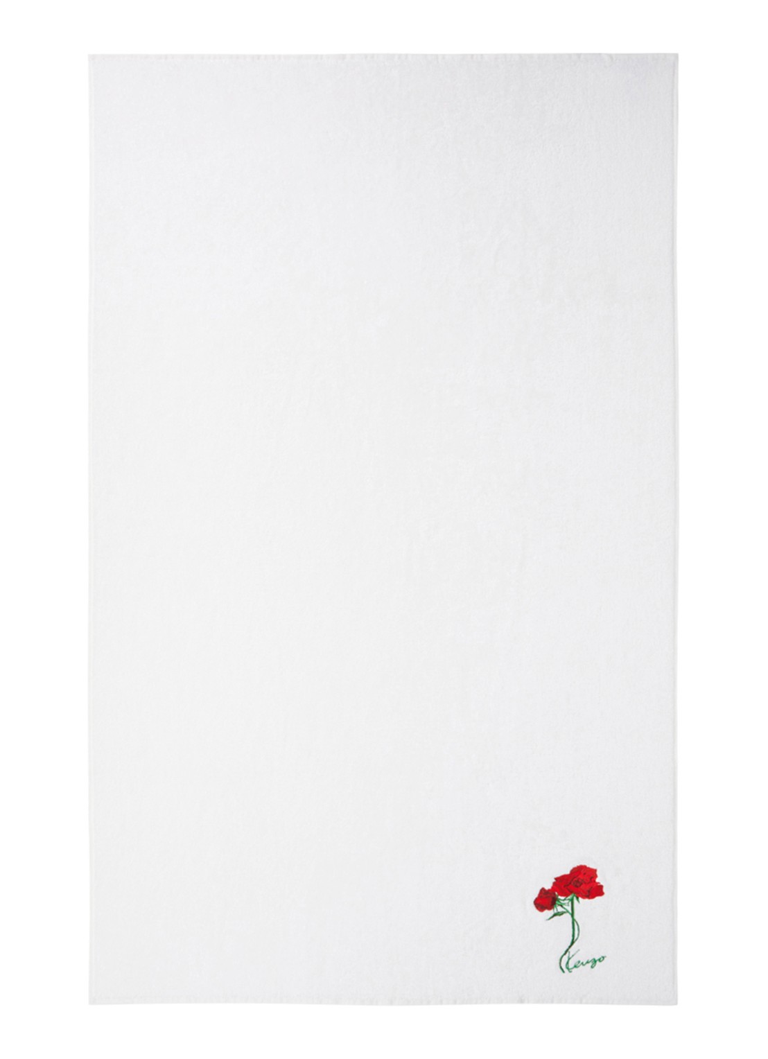 KENZO K Roses badlaken - 90 x 160 cm - voorkant 3 wit