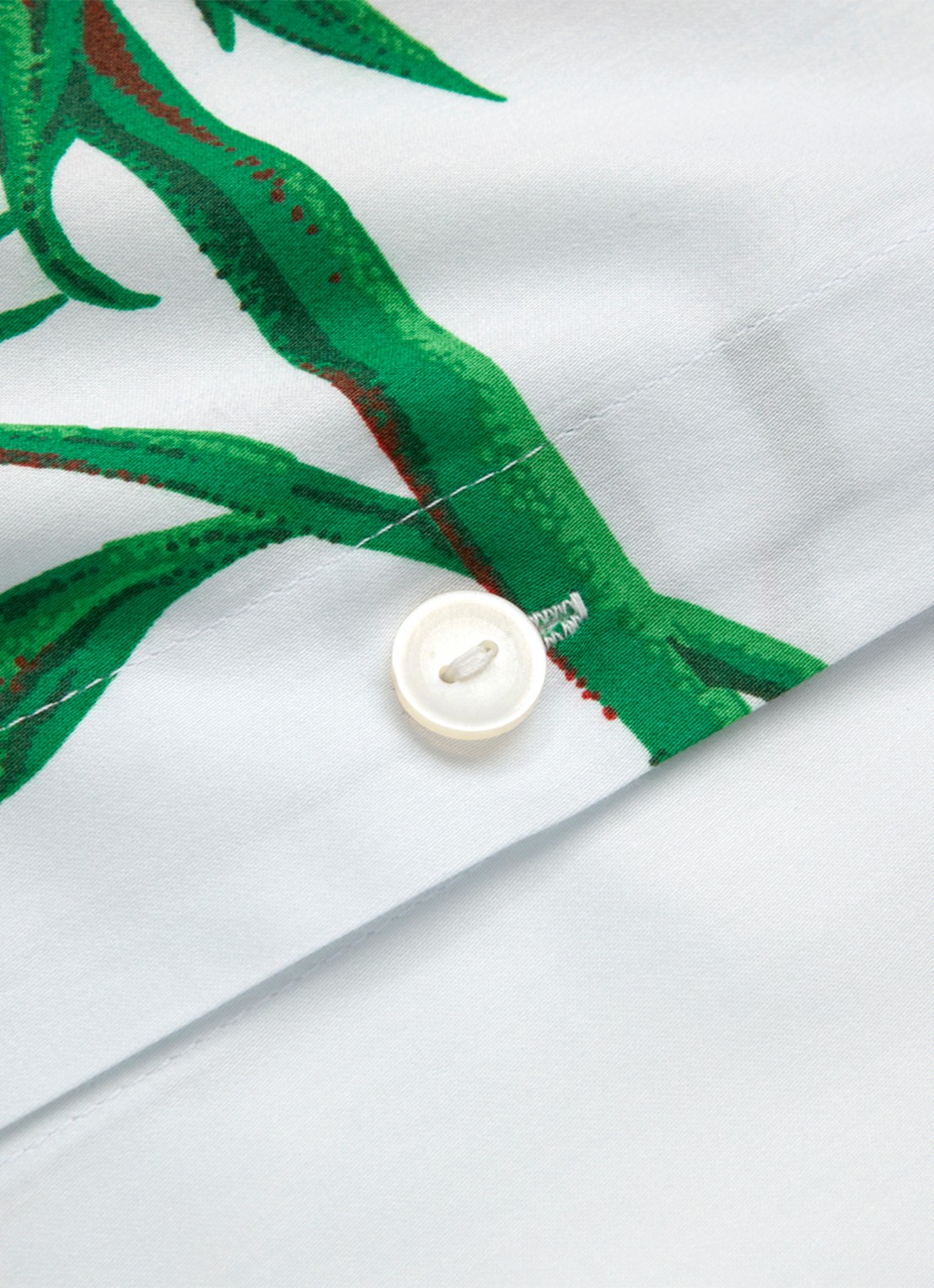 KENZO K Roses dekbedovertrek - exclusief kussenslopen - achterkant wit