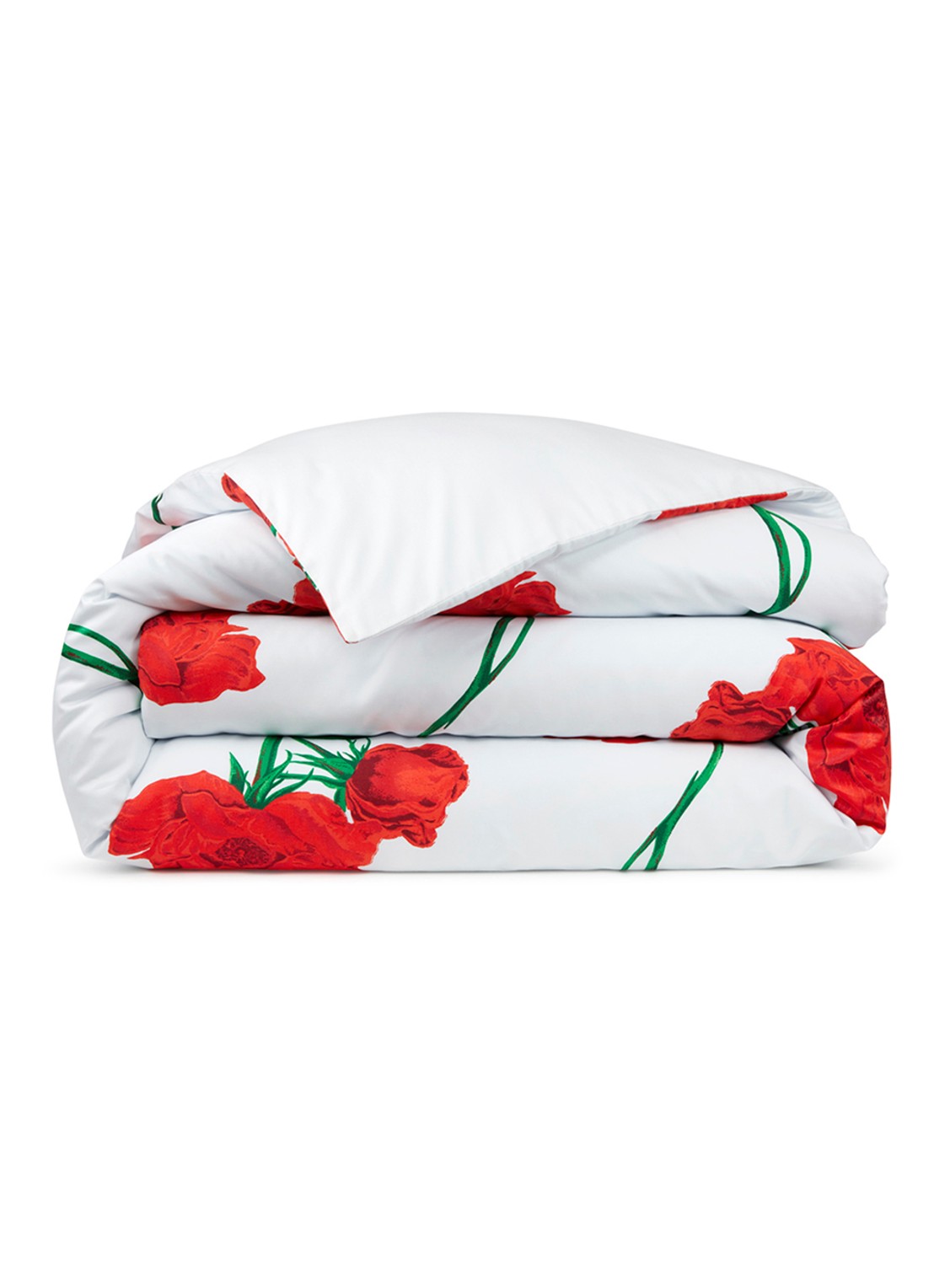 KENZO K Roses dekbedovertrek - exclusief kussenslopen - voorkant 4 wit