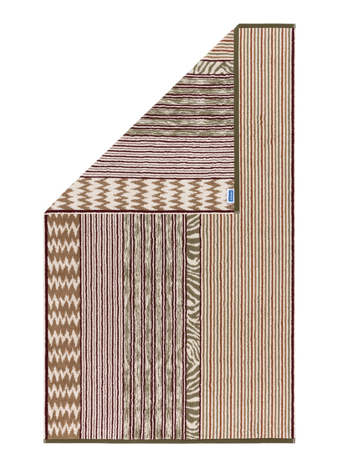 KENZO K Stripe badhanddoek - 70 x 140 cm - detail 3 beige