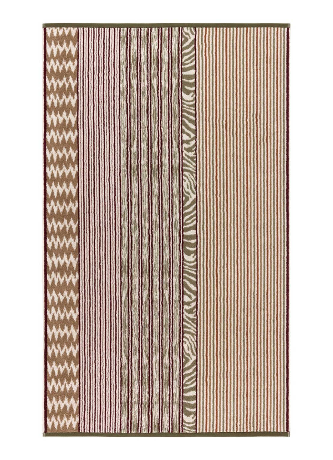 KENZO K Stripe badlaken - 90 x 150 cm - voorkant beige