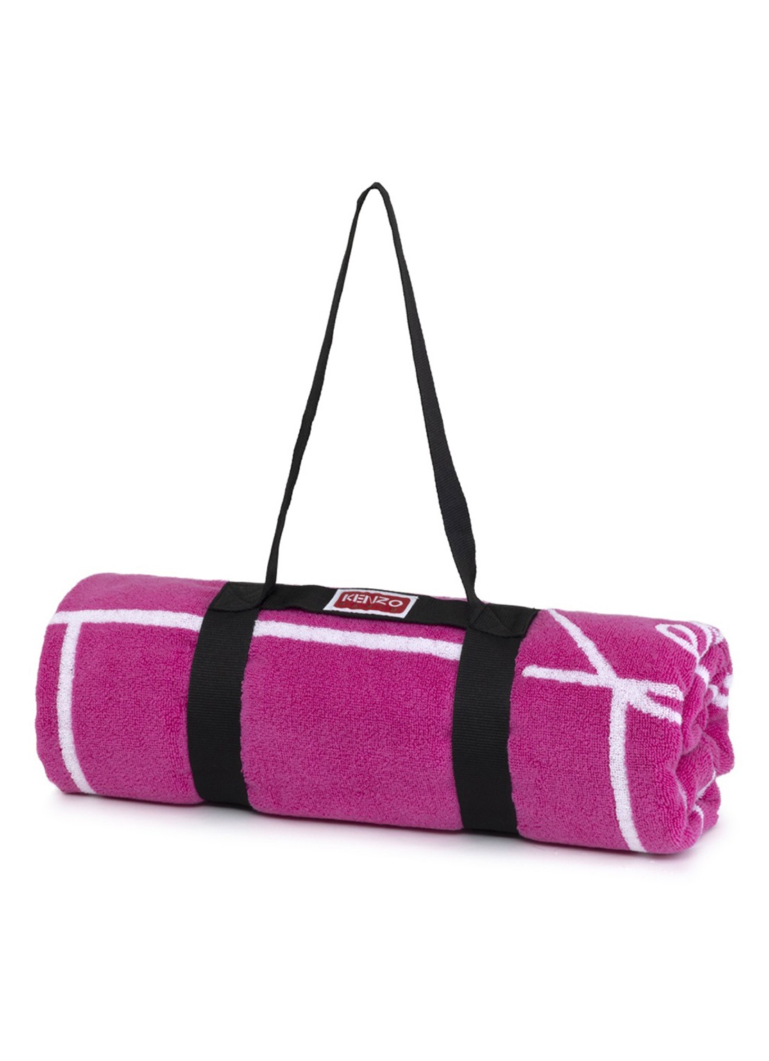 KENZO K Tatami strandlaken 90 x 170 cm - detail 2 fuchsia