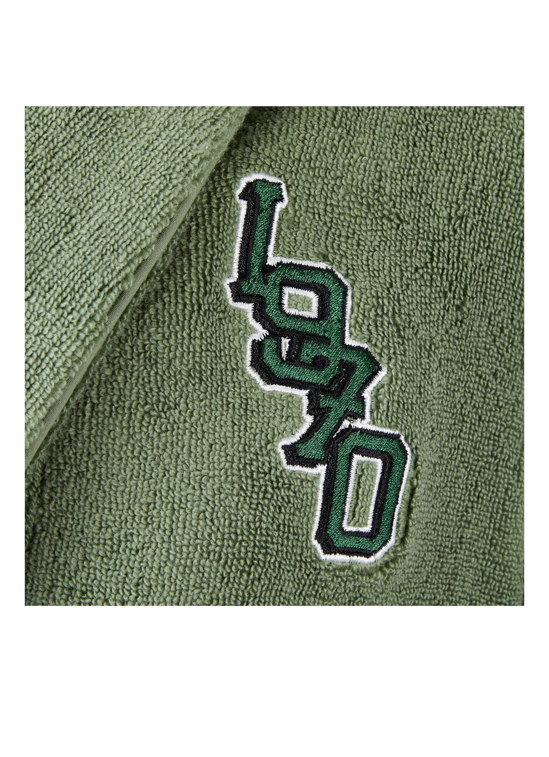 KENZO K Vtiger badjas van  katoen met logoprint - achterkant 3 lindegroen