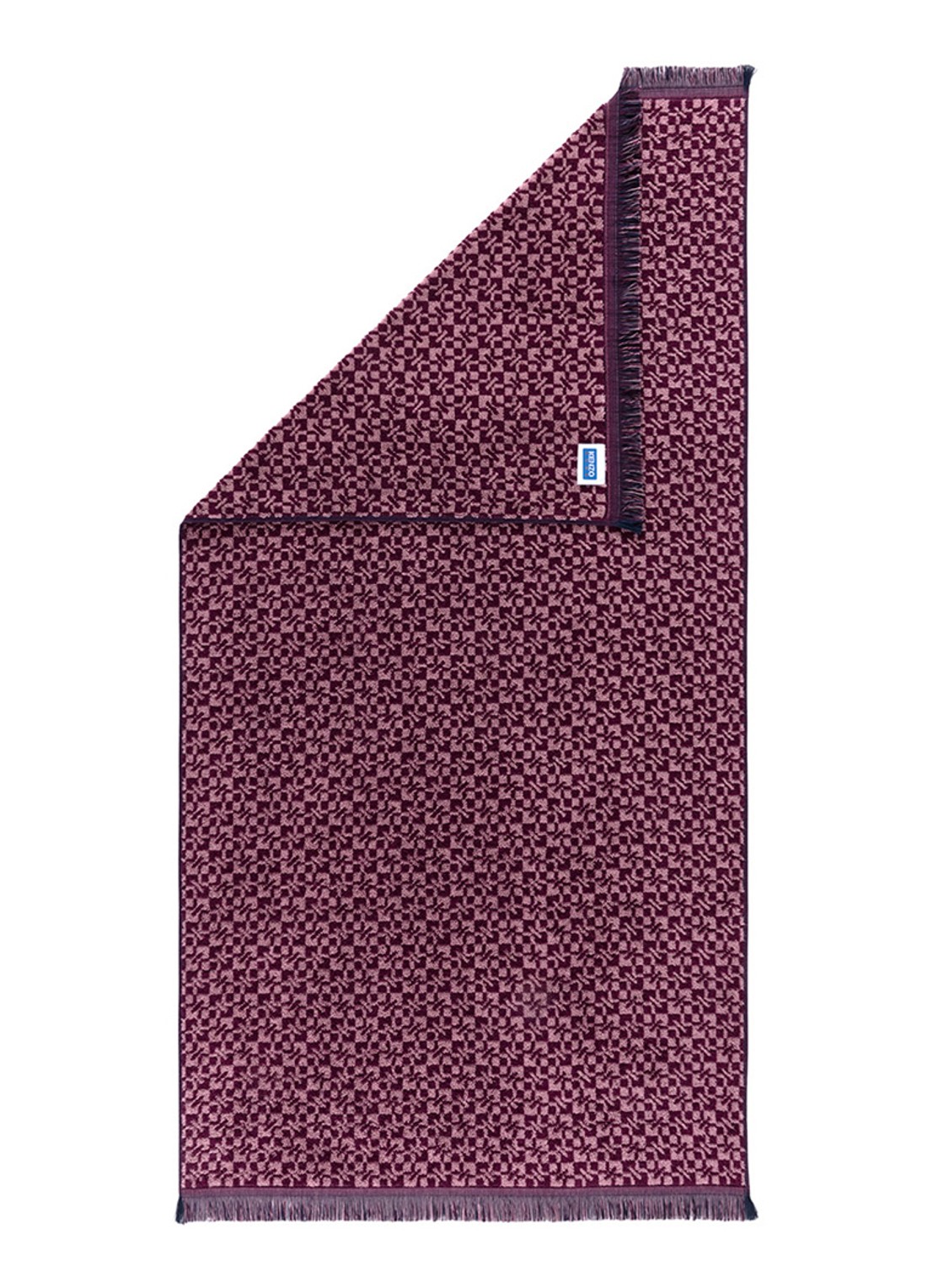 KENZO Kenzoka badhanddoek 90 x 150 cm - detail 5 aubergine