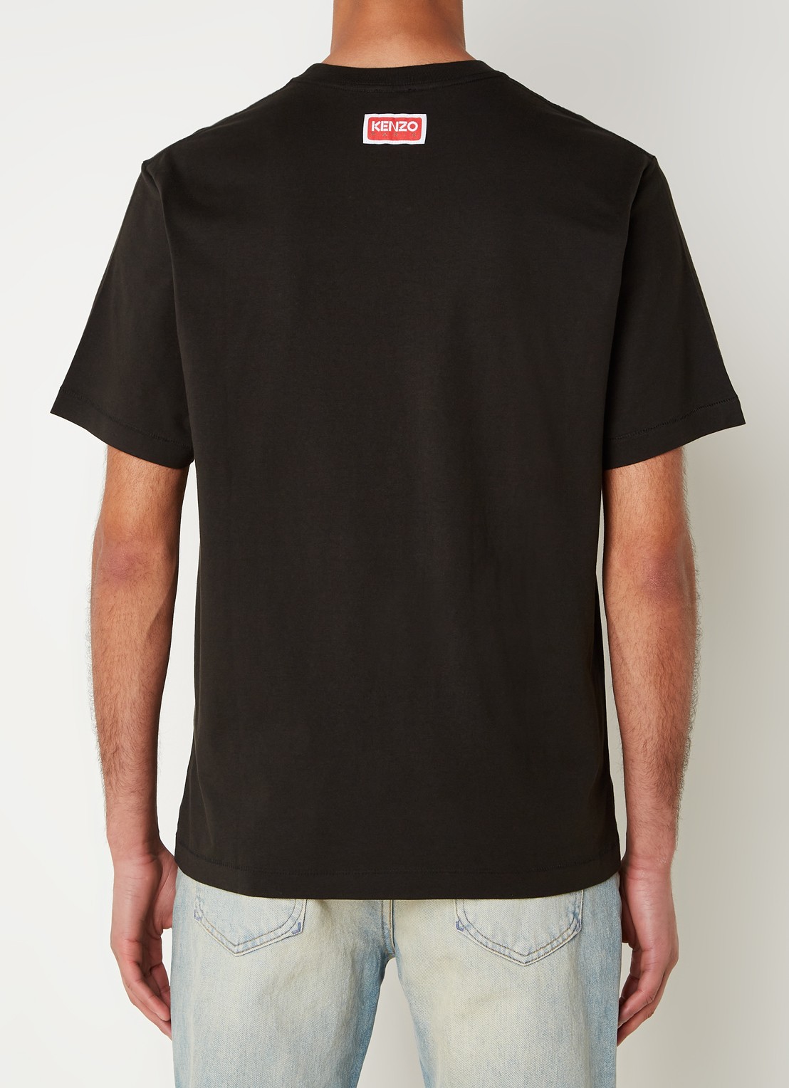 KENZO T-shirt met logoprint - achterkant 3 zwart