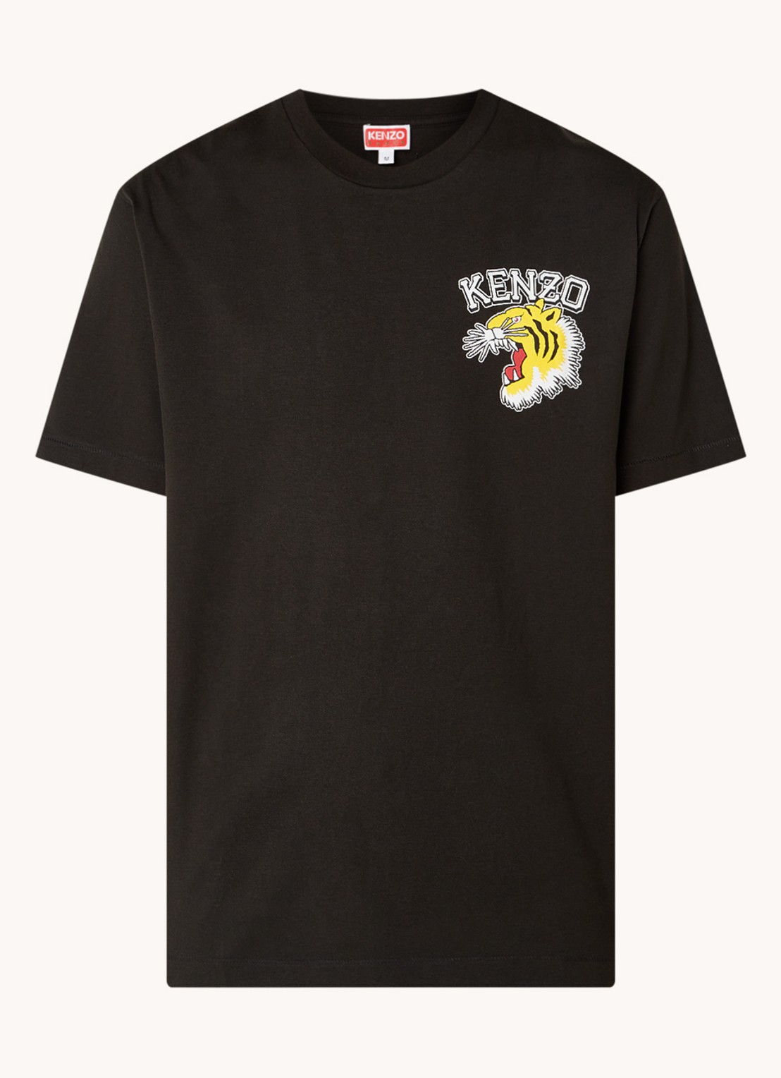 KENZO T-shirt met logoprint - voorkant 4 zwart