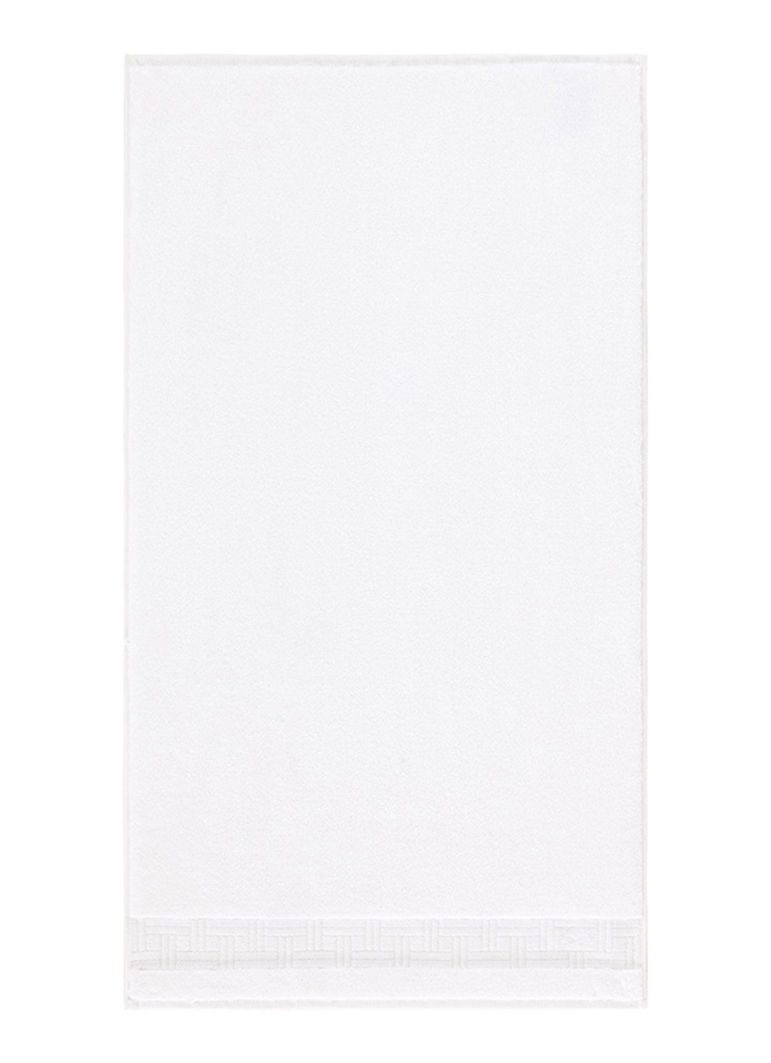 KENZO Weave badhanddoek - 55 x 100 cm - voorkant wit