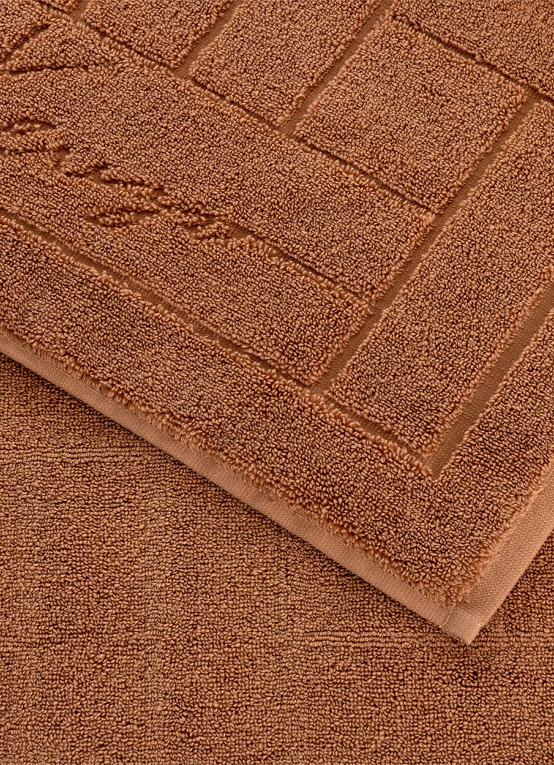 KENZO Weave badmat 55 x 80 cm - detail camel