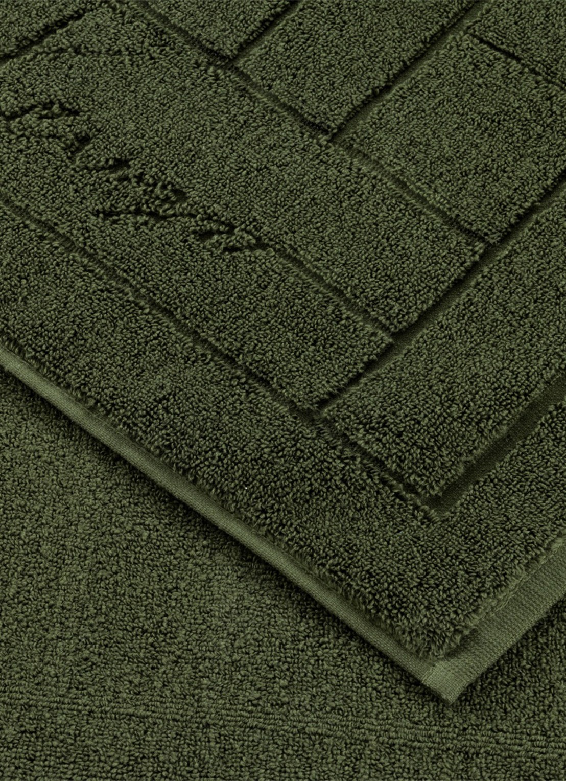 KENZO Weave badmat 55 x 80 cm - detail 2 khaki
