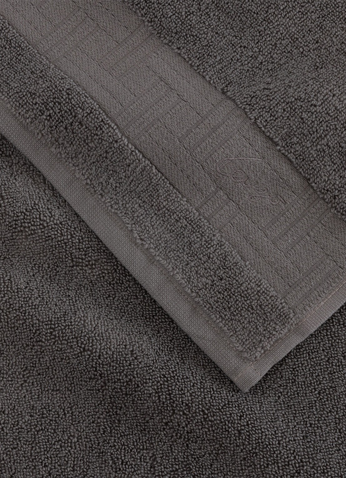 KENZO Weave gastendoek - 45 x 70 cm - voorkant 2 grijs
