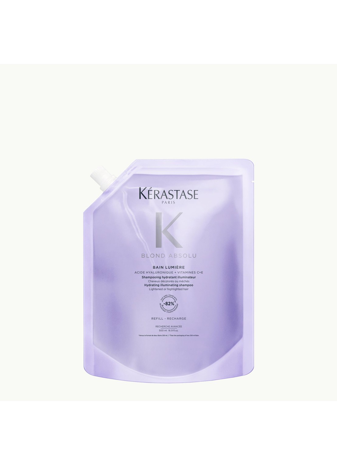 Kérastase Blond Absolu Bain Lumière - shampoo navulling - voorkant 2 beige