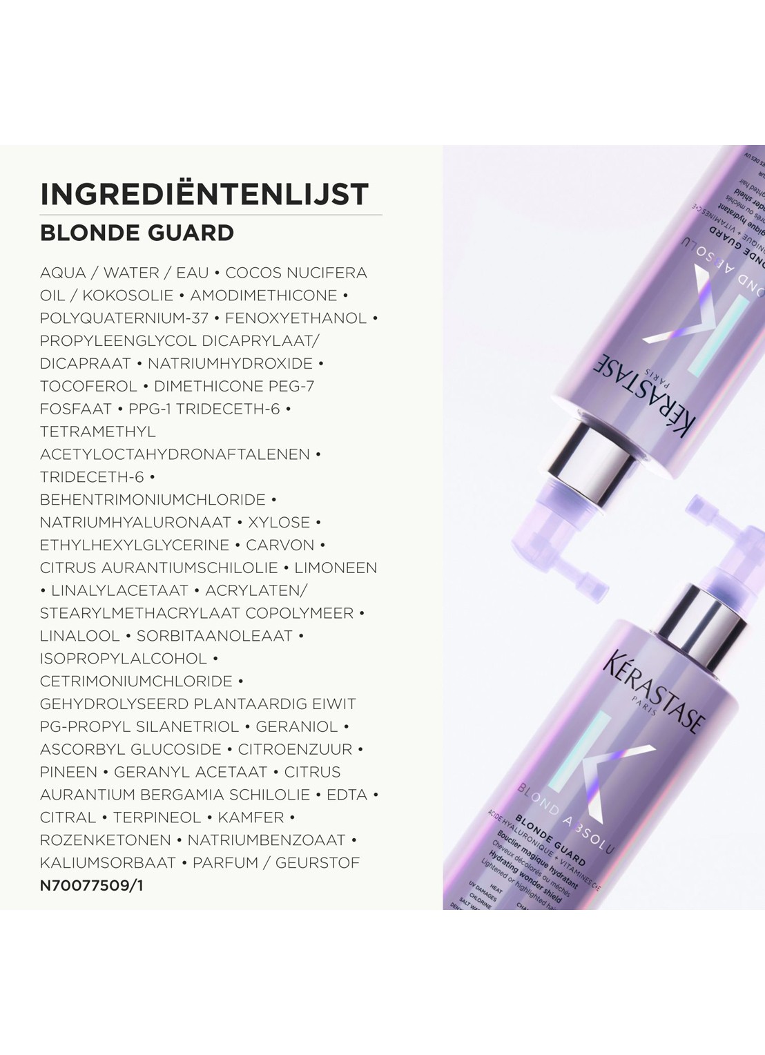 Kérastase Blond Absolu Blonde Guard - leave-in haarspray - achterkant undefined