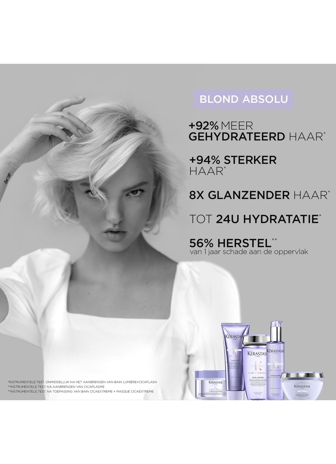 Kérastase Blond Absolu Cicaplasme - haarserum - achterkant 3 beige