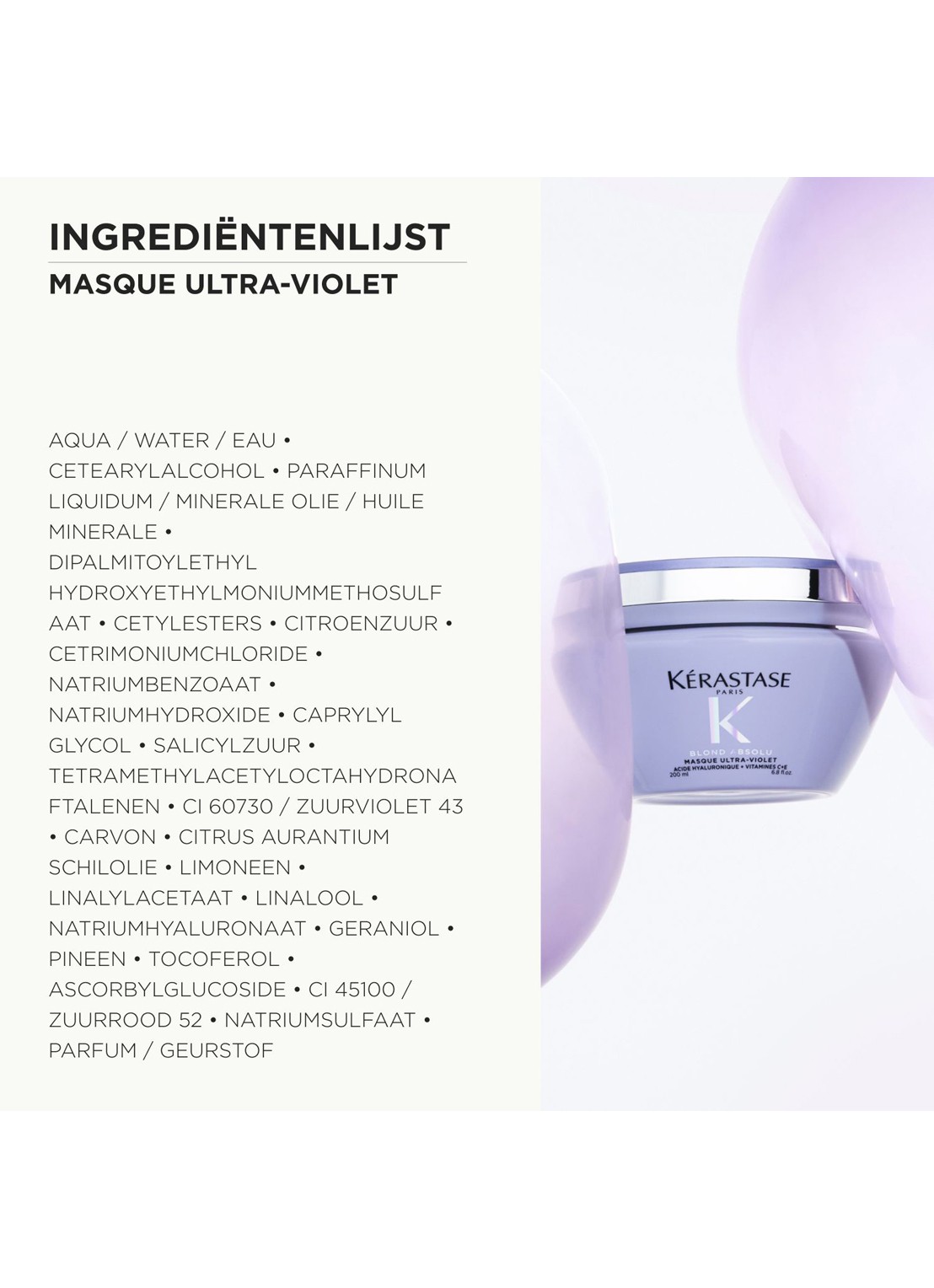 Kérastase Blond Absolu Masque Ultra-Violet - haarmasker - detail 7 beige