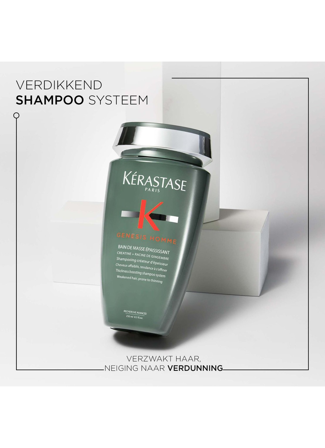 Kérastase Genesis Homme Bain de Masse Épaississant - shampoo - voorkant 3 undefined
