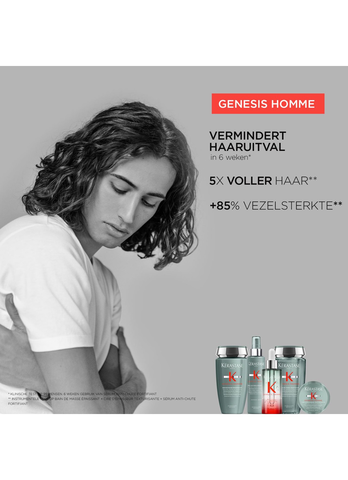 Kérastase Genesis Homme Sérum Anti-Chute Fortifiant - haarserum - achterkant undefined