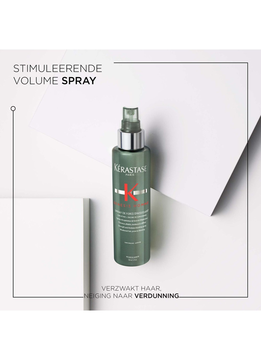 Kérastase Genesis Homme Spray de Force Épaississant - haarspray - voorkant 2 undefined