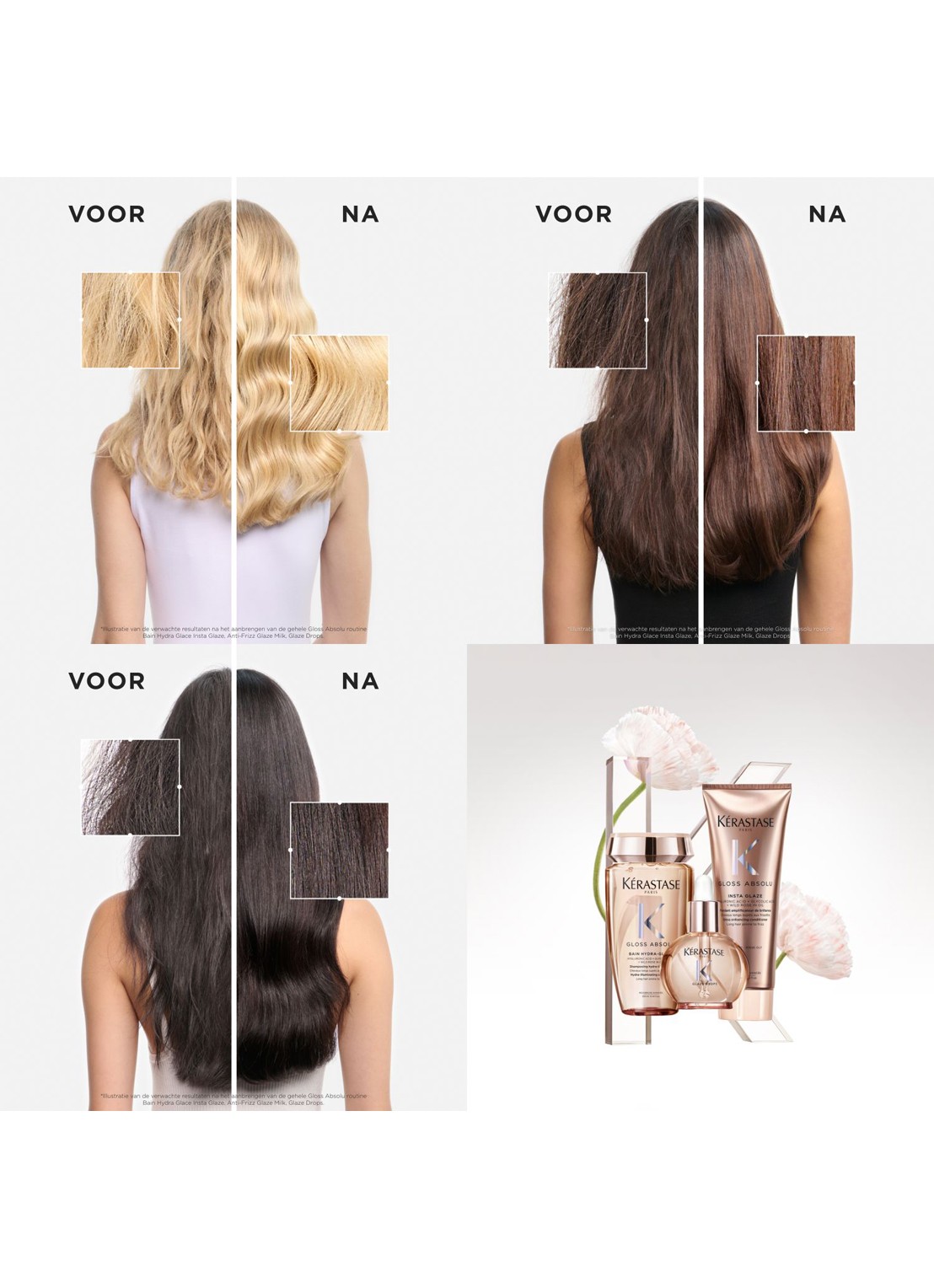 Kérastase Gloss Absolu Bain Hydra-Glaze - shampoo - voorkant 3 undefined