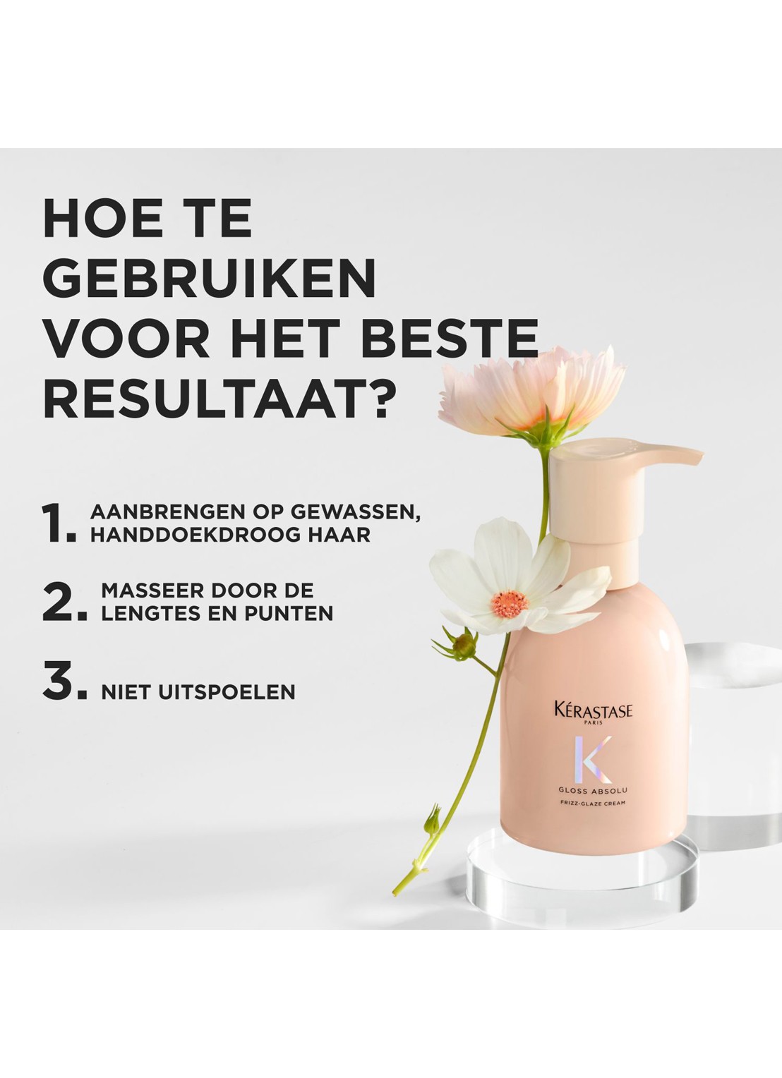 Kérastase Gloss Absolu Frizz-Glaze Cream -  stylingcrème - detail 5 undefined