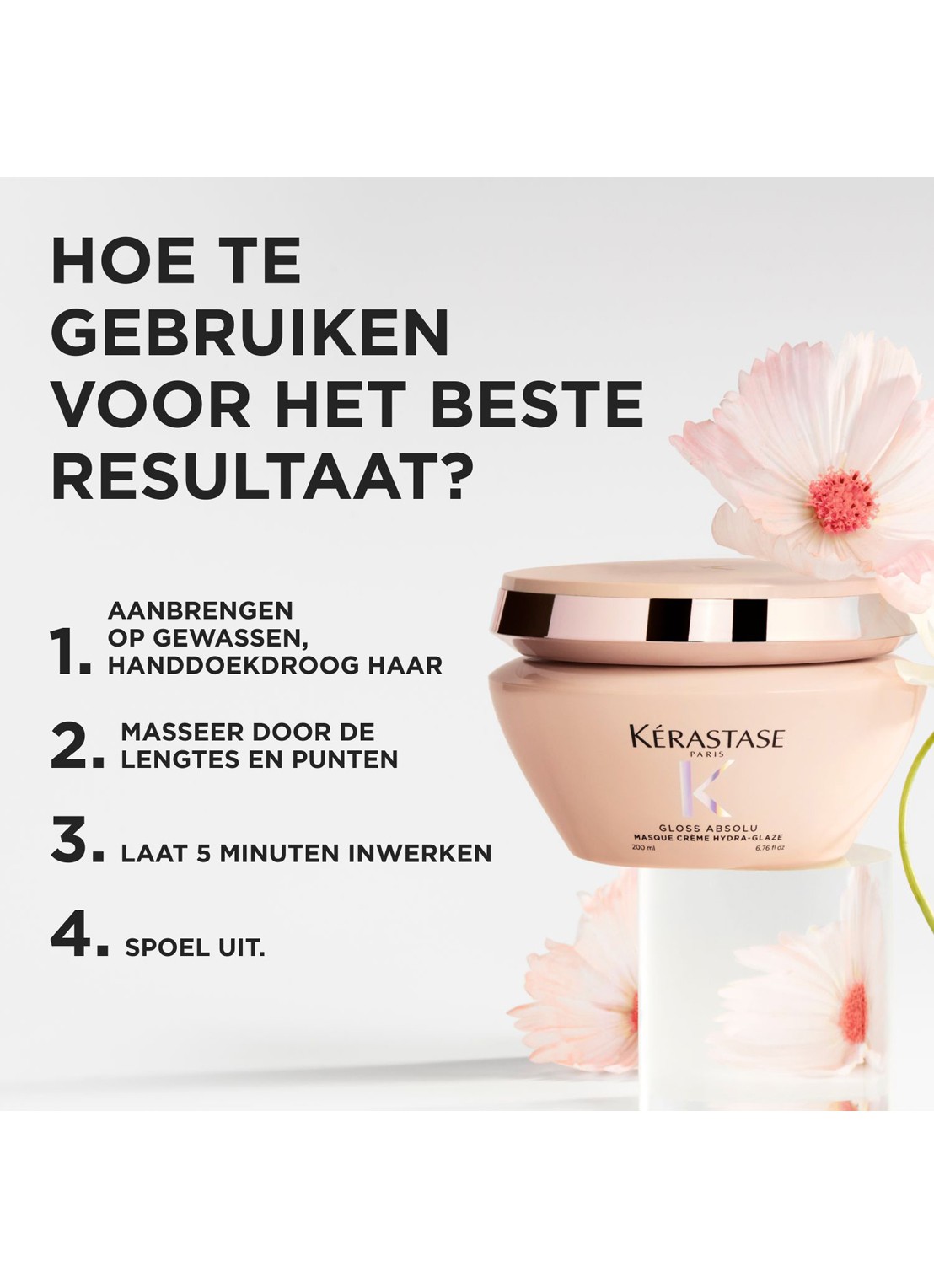 Kérastase Gloss Absolu Masque Riche Crème Hydra-Glaze - haarmasker - detail 5 undefined