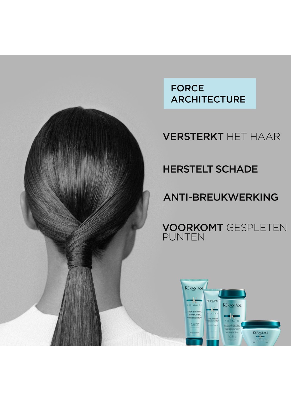Kérastase Résistance Masque Force Architecte - haarmasker - voorkant 3 undefined