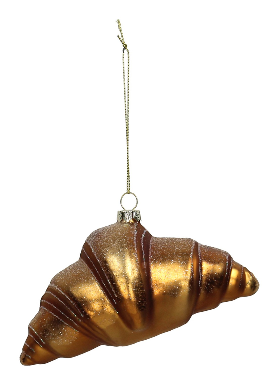 Kersten Croissant kersthanger 15 cm - voorkant 2 bruin