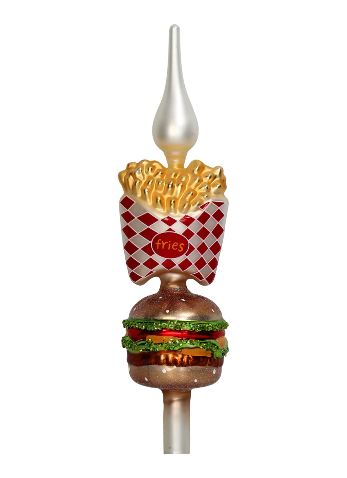 Kersten Fastfood piek 33 cm - voorkant 2 rood