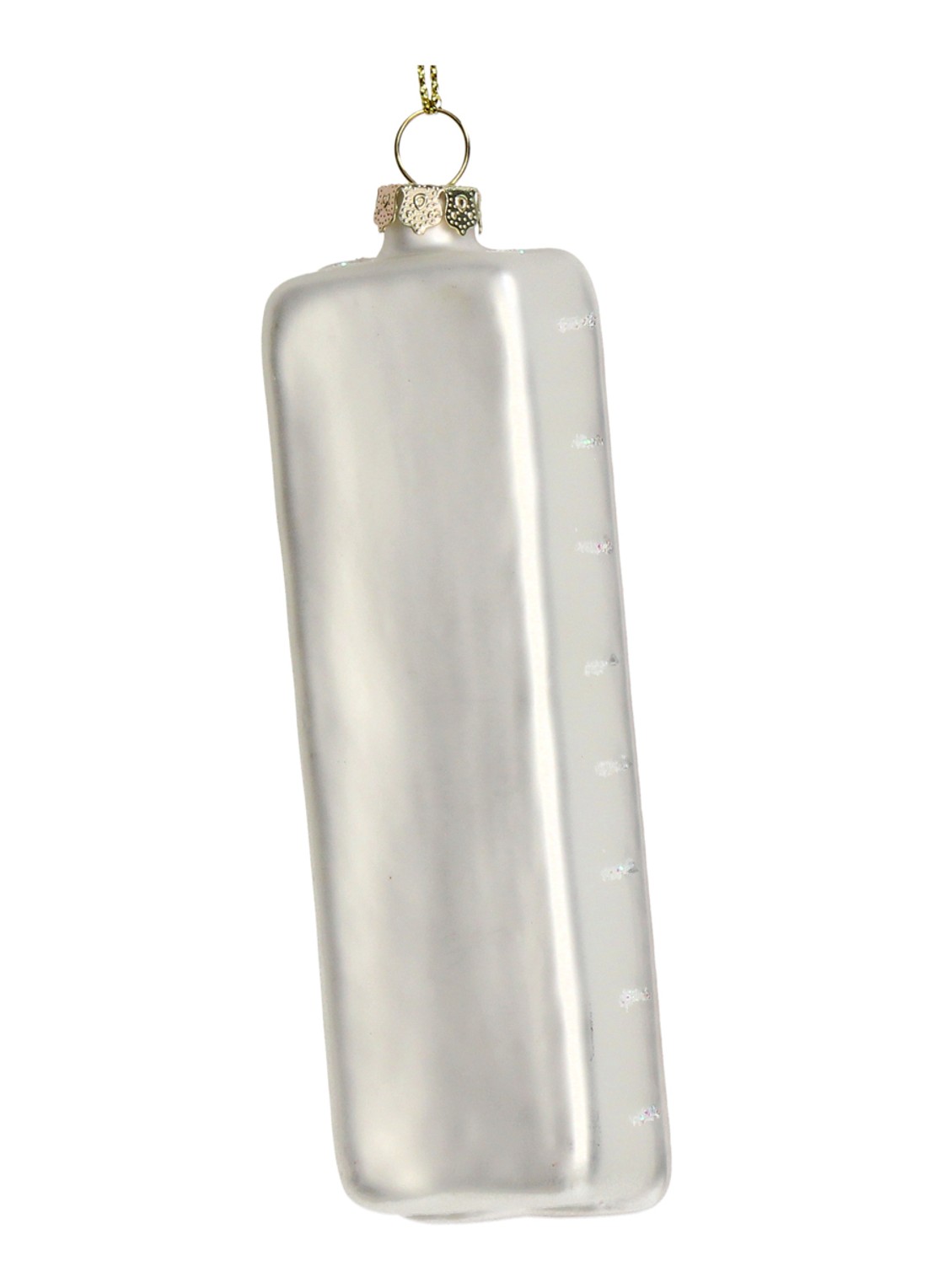 Kersten Frikandel kersthanger 12,8 cm - achterkant bruin