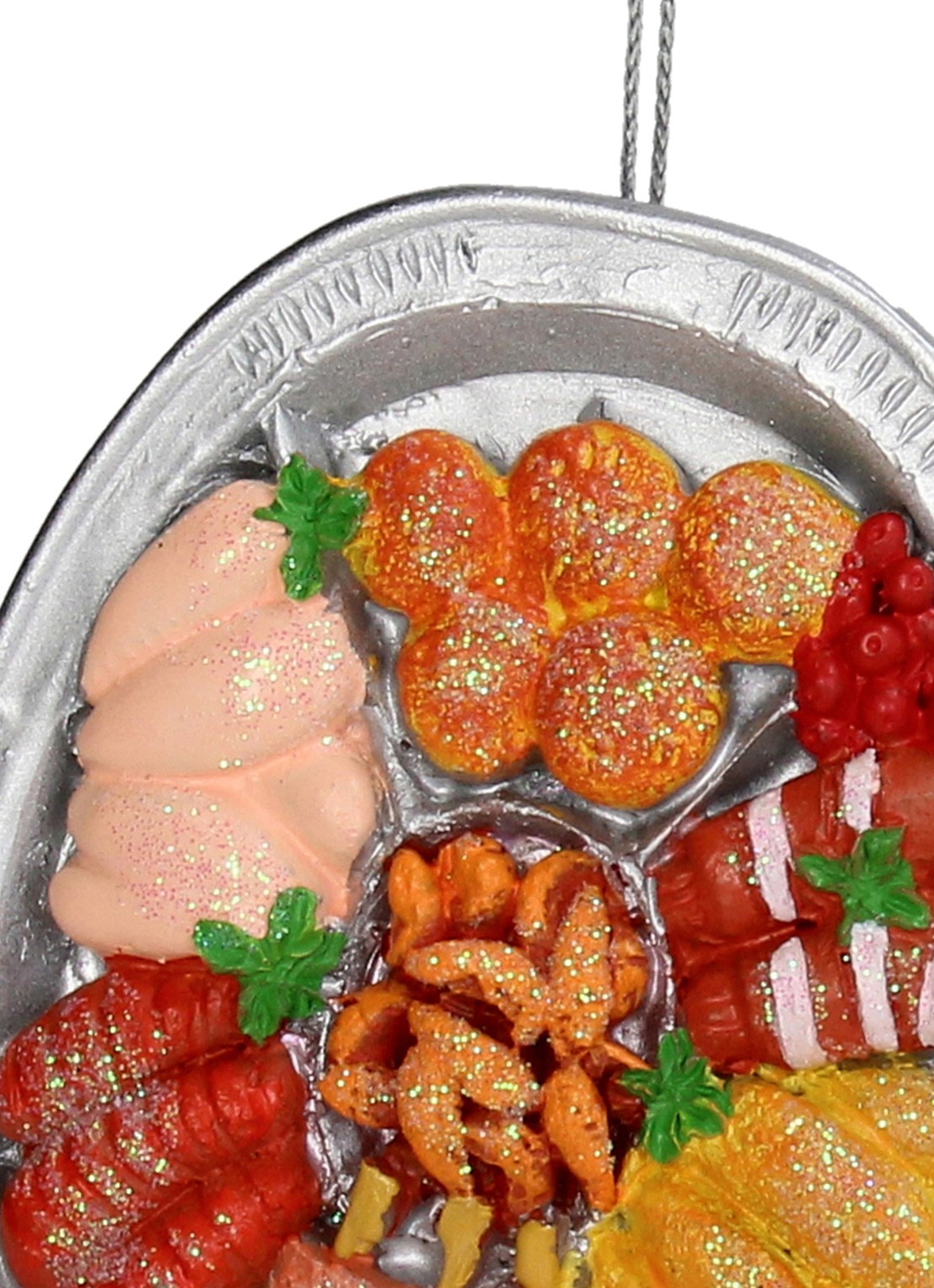 Kersten Gourmet kersthanger 9,5 cm - detail rood