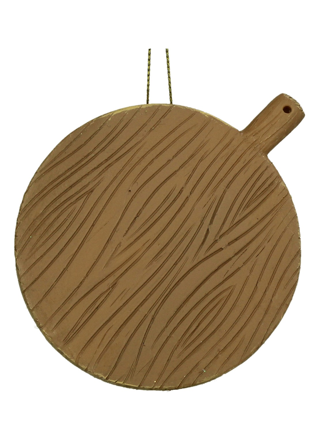 Kersten Italiaanse Pizza kersthanger 10,4 cm - achterkant 3 bruin