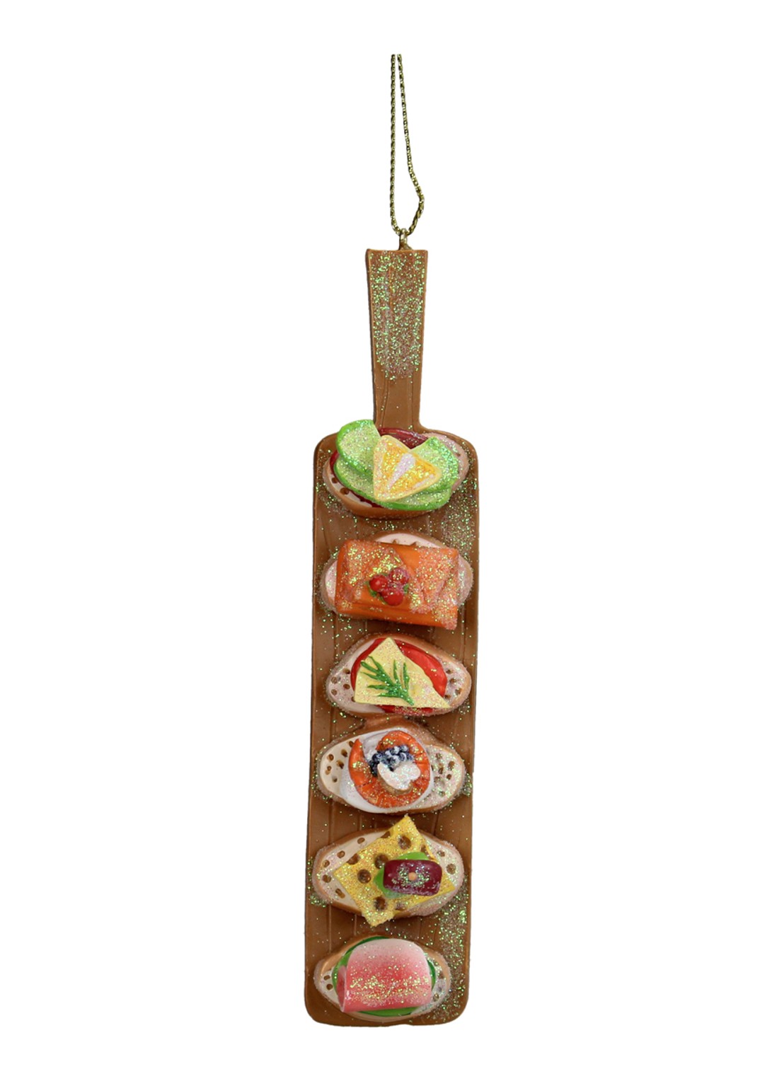 Kersten Tapas kersthanger 14 cm - voorkant 2 bruin