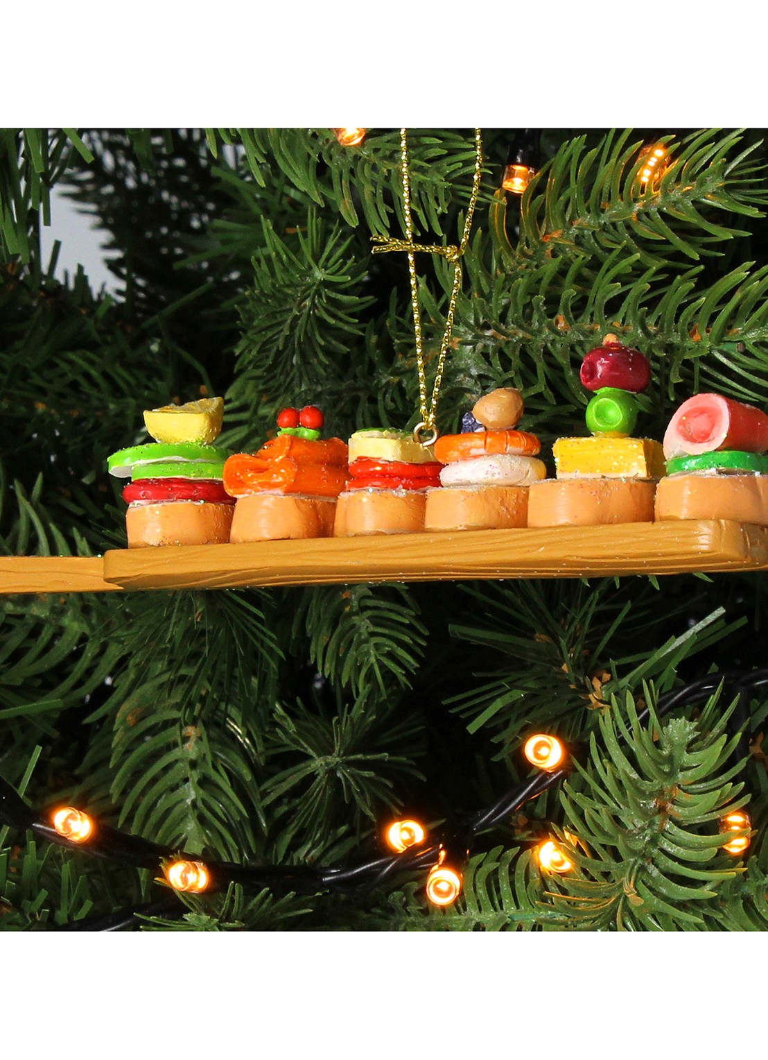 Kersten Tapas kersthanger 14 cm - voorkant 3 bruin