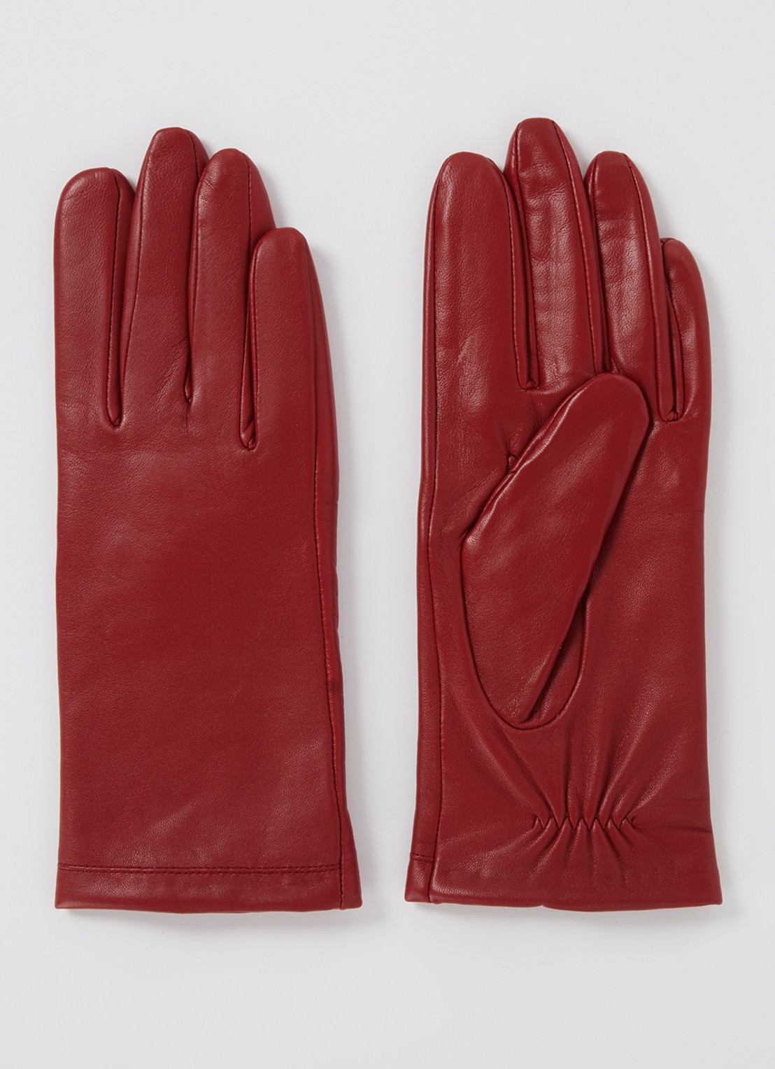Kessler Chelsea Touch handschoenen van leer - voorkant rood