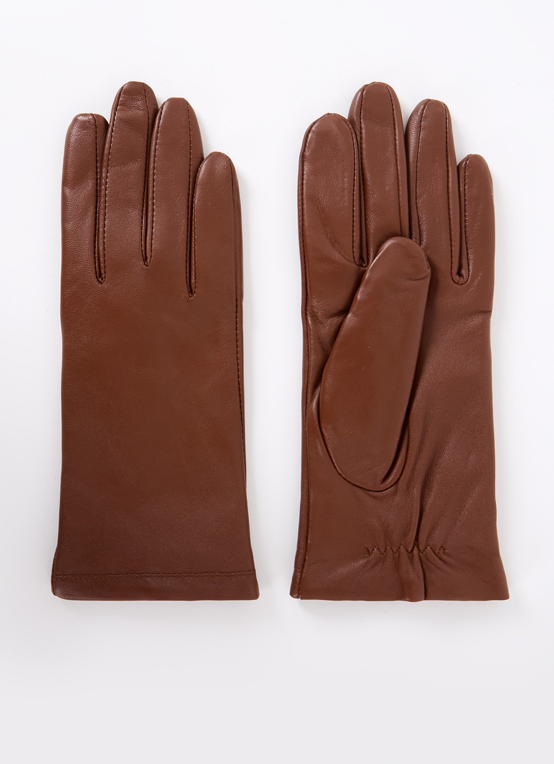 Kessler Chelsea Touch handschoenen van leer - voorkant bruin