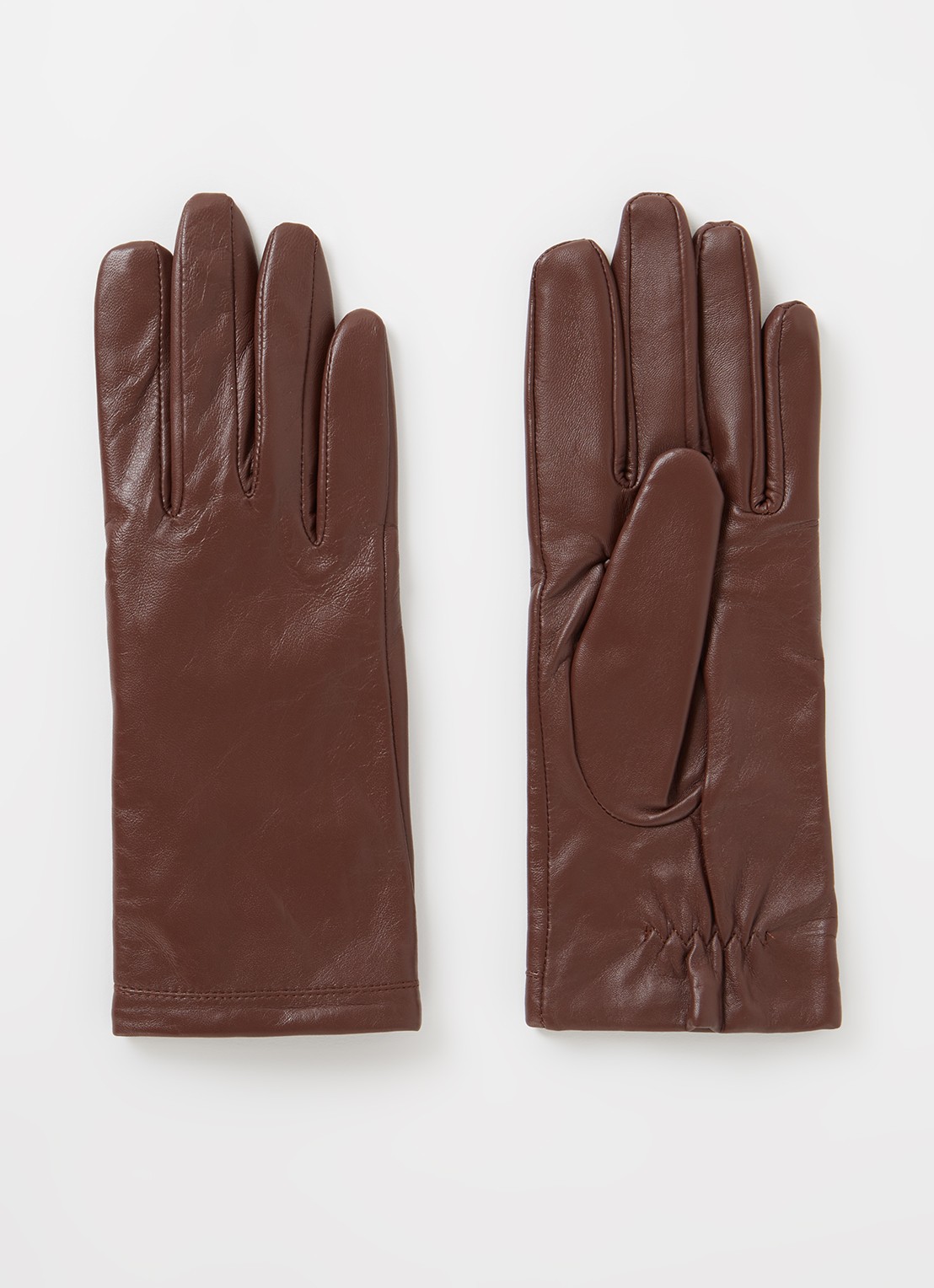 Kessler Chelsea Touch handschoenen van leer - voorkant donkerbruin