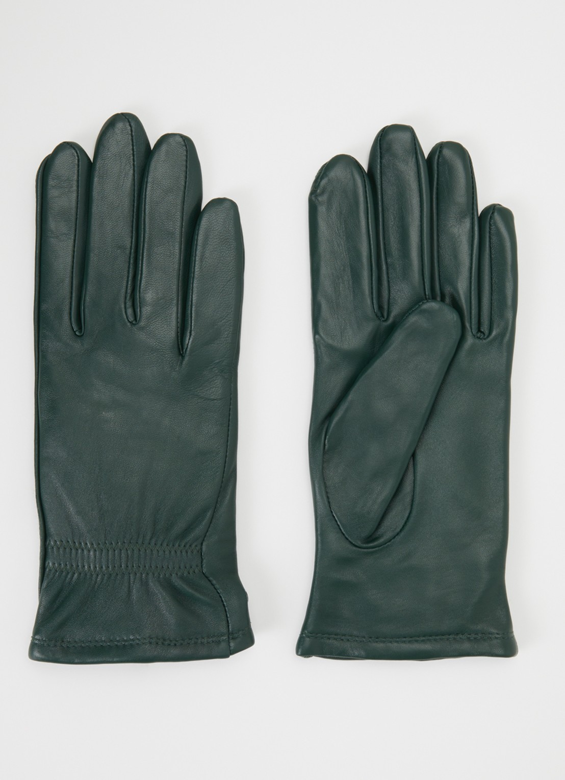 Kessler Sadie handschoenen van leer - voorkant groen