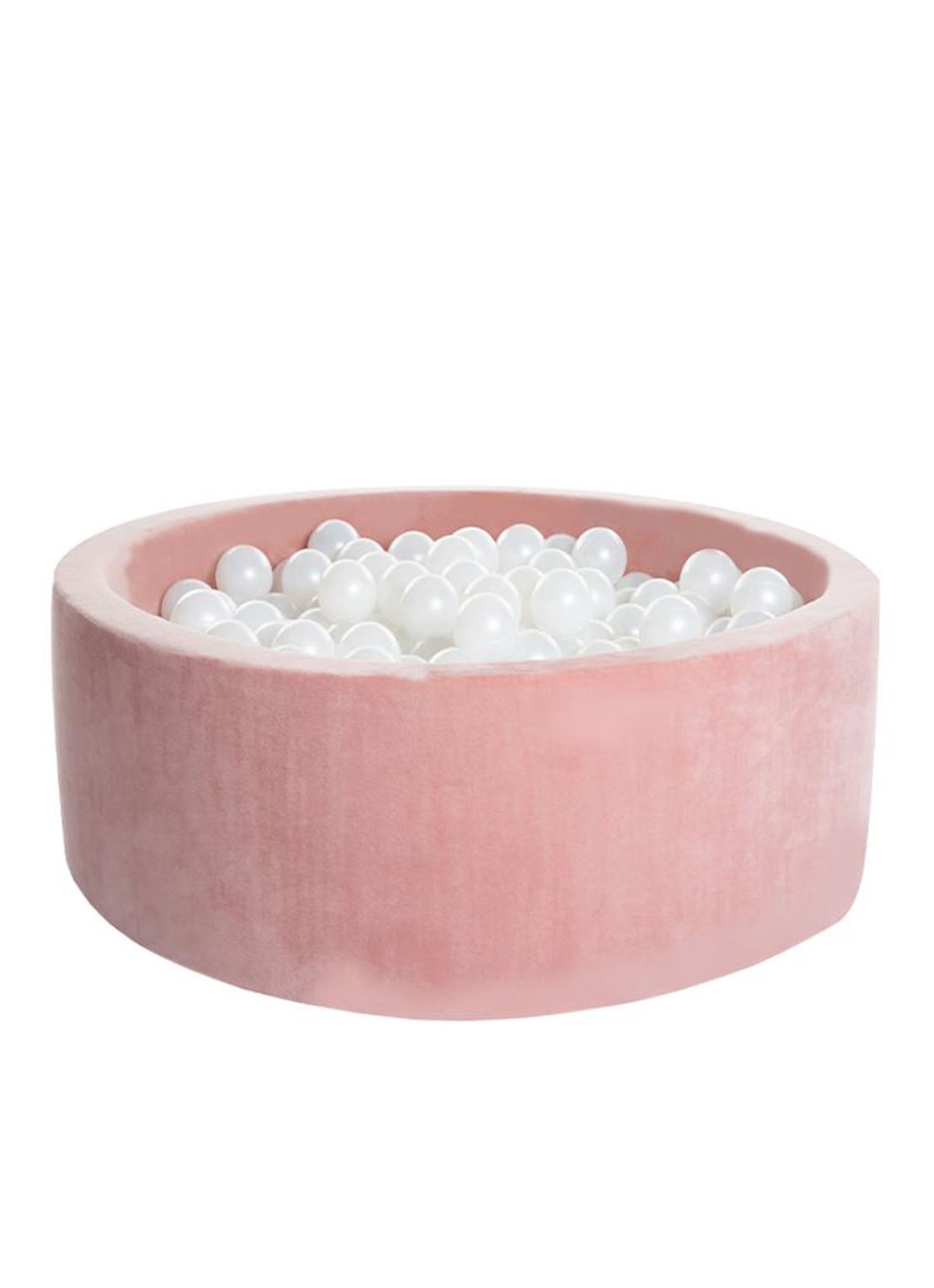 KidKii Boucle ballenbak 90 x 30 cm inclusief 150 ballen  - voorkant 3 roze