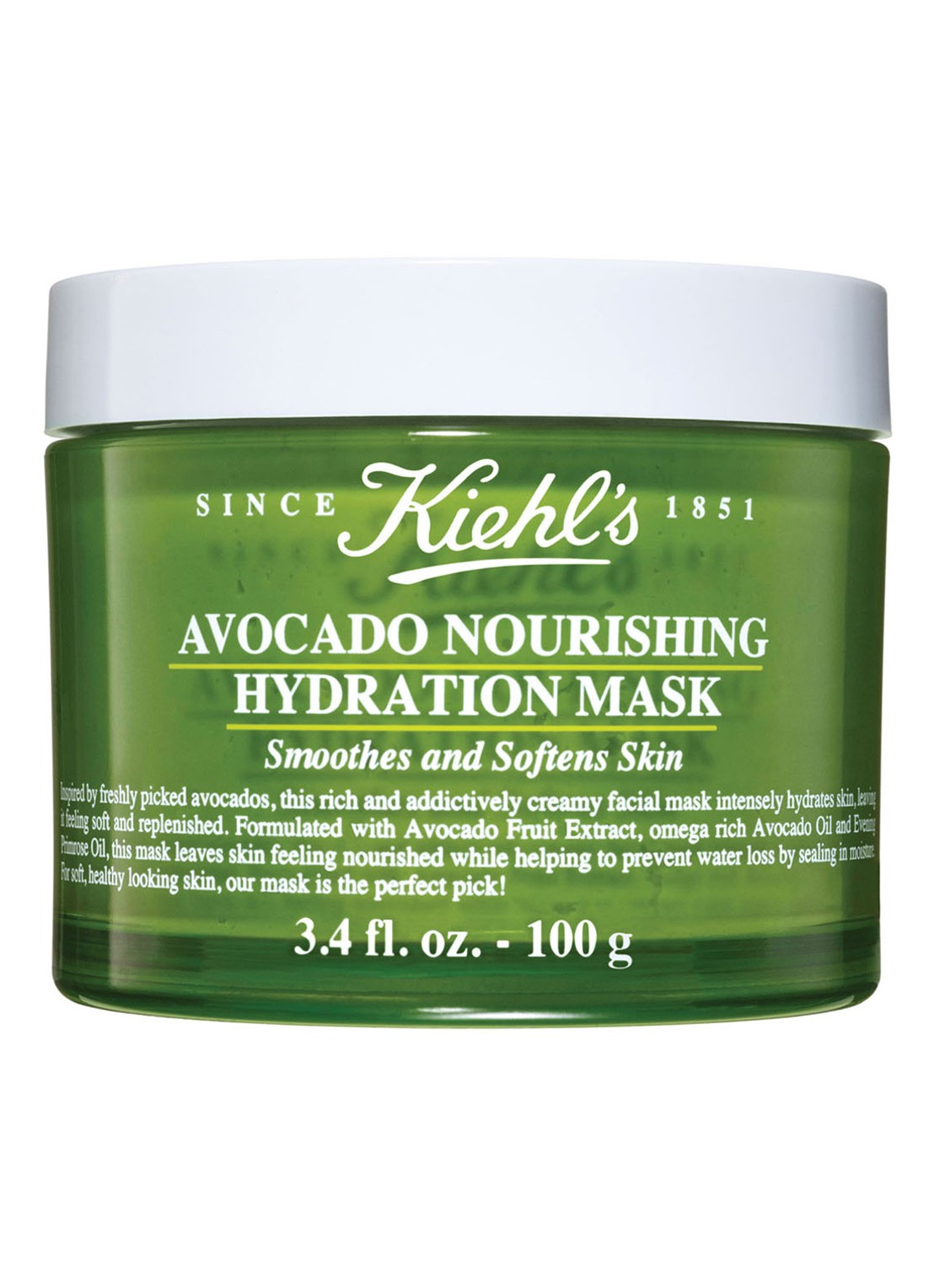 Kiehl's Avocado Nourishing Hydration Mask - Limited Edition gezichtsmasker - voorkant undefined