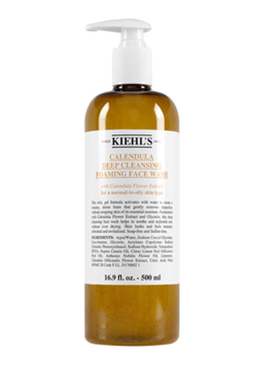Kiehl's Calendula Deep Cleansing Foaming Face Wash - gezichtsreiniger - voorkant undefined