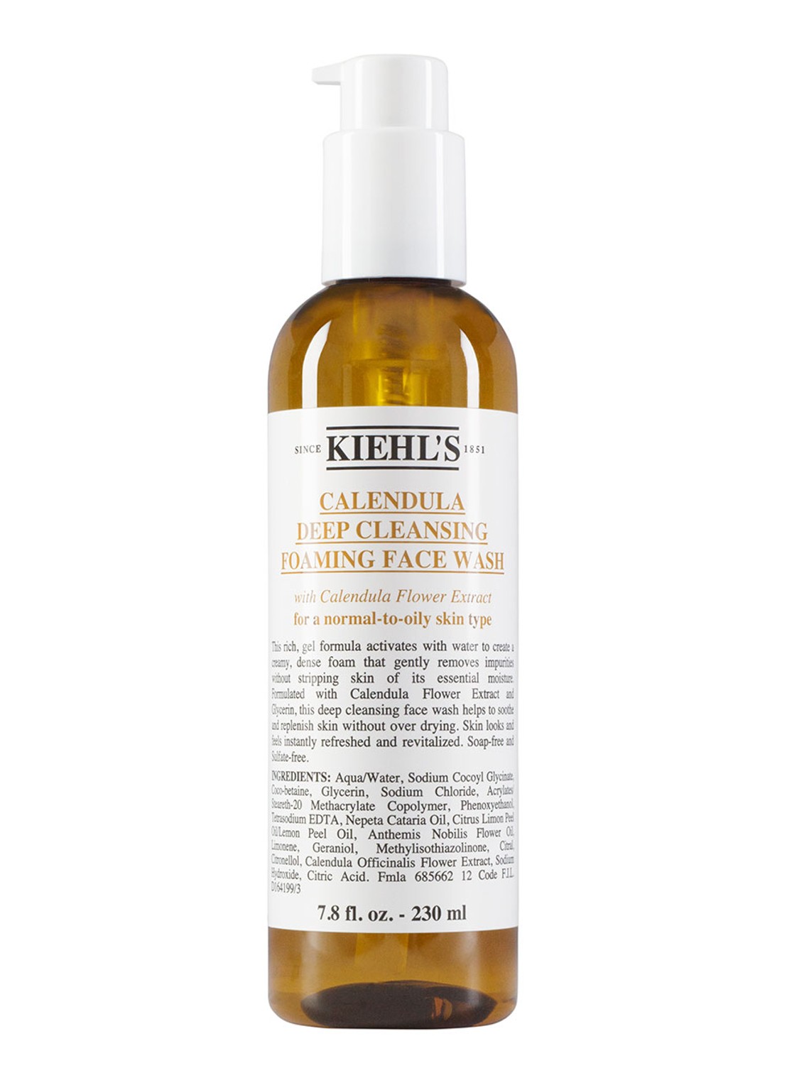 Kiehl's Calendula Deep Cleansing Foaming Wash - facewash - voorkant undefined