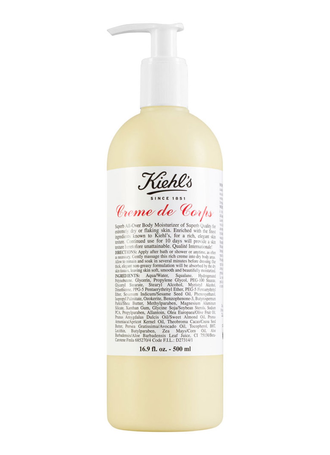 Kiehl's Crème de Corps bodylotion - voorkant 2 undefined