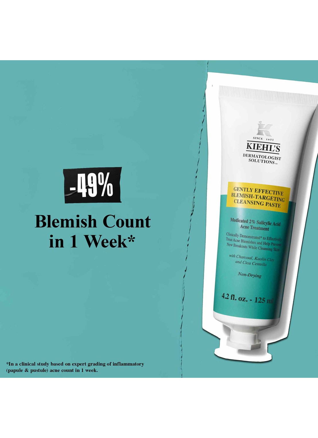 Kiehl's Gently Effective Blemish-Treating Cleansing Paste - gezichtsreiniger - detail 5 undefined