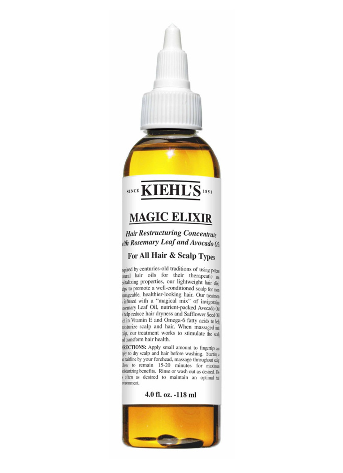 Kiehl's Magic Elixir Hair Restructuring Concentrate - haarolie - voorkant undefined
